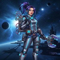 Free online html5 escape games - Galactic Repair Girl Escape