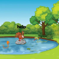 Free online html5 games - Wow Rescue Injured Innocent Turkey game 