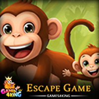 Free online html5 escape games - Monkey Mom and Cub Escape