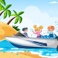 Free online html5 escape games - Island Boat Adventure