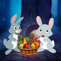 Free online html5 games - Wow Bunnys Receives The Food game - WowEscape 