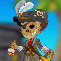 Free online html5 escape games - Pirate Captain Rescue