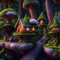 Free online html5 games - Fantasy Mushroom Street Escape HTML5 game 