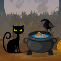 Free online html5 games - Hiddenogames Hidden Halloween Forest game 