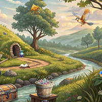 Free online html5 escape games - Unicorn Glade