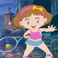 Free online html5 games - G4K Baby Tennis Player Rescue  game - WowEscape 