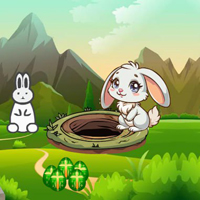 Free online html5 escape games -  G2R Help Fall Down Easter Bunny